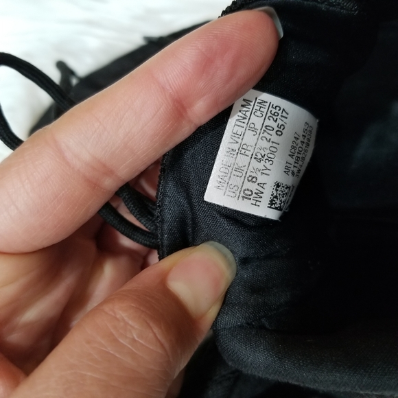 Adidas CloudFoam Sneakers Black SIZE 10. - Picture 17 of 17